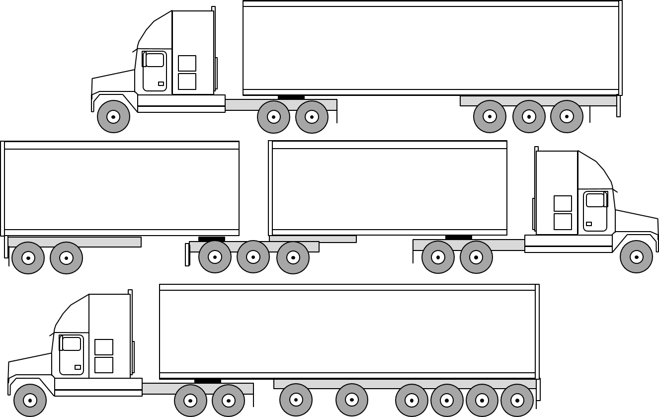 Semi Truck Wheelbase Chart